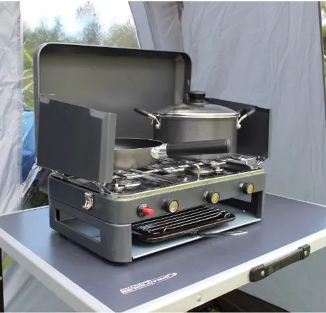 The Outdoor Revolution Twin Burner Stove & Grill