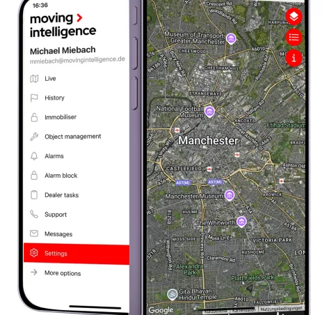 moving intelligence app
