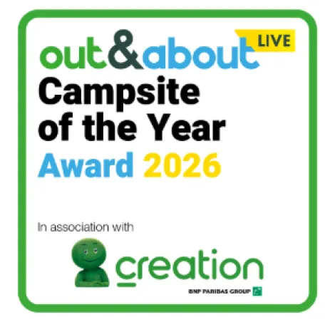 Out and About Live Awards 2026 Campsite of the Year logo