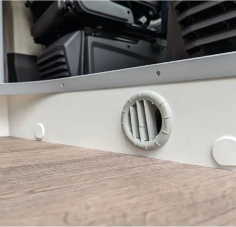 The heating inside the Benimar Benivan 161