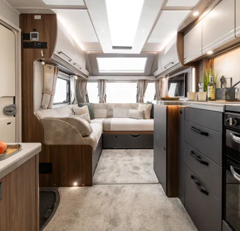 The Buccaneer Starliner Barracuda is one of most luxury caravans available on the UK market