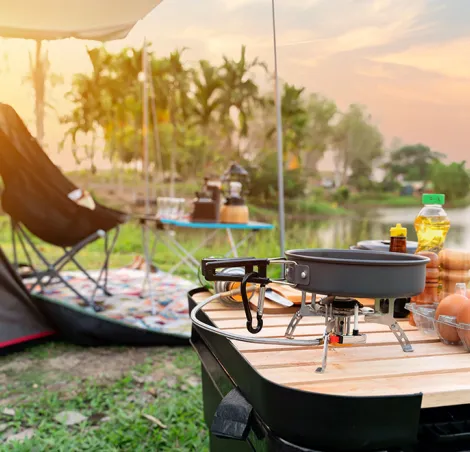 Camping cooking