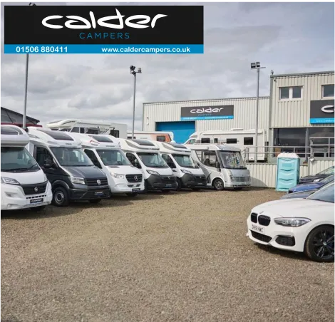 Calder Campers with logo