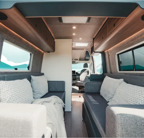 Inside the Eriba Car 602