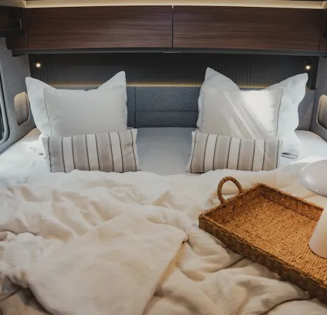 Hymer bedroom