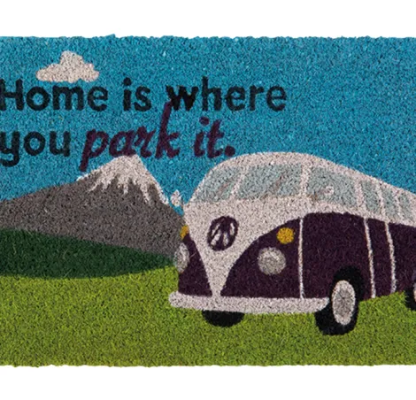 Home is where you park it mat