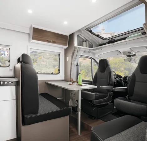 Inside the Etrusco T-Base motorhome