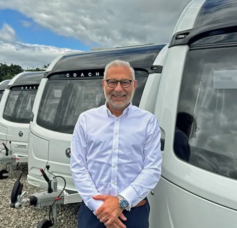 Paul Simpson, Salop Leisure’s associate director for touring caravan and motorhome sales