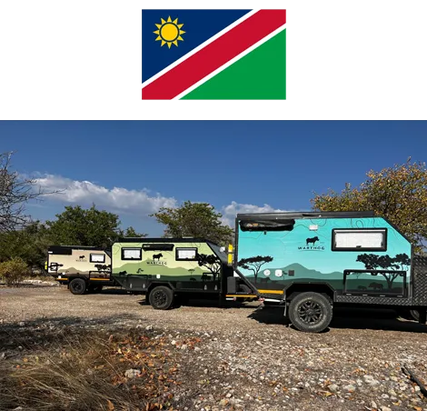 The Warthog from Kruger Bush Campers is built for durability and is one of the world toughest caravans