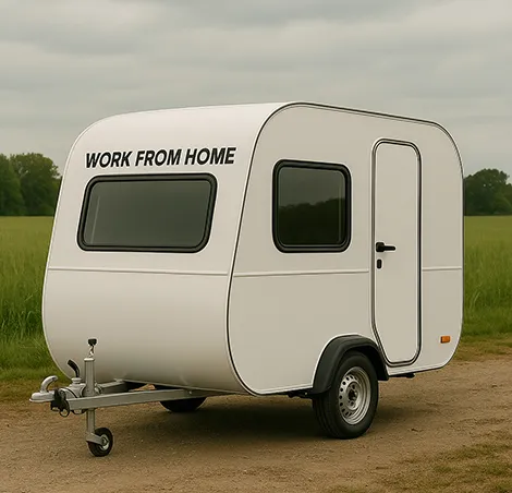 The work from home caravan is for the remote workers