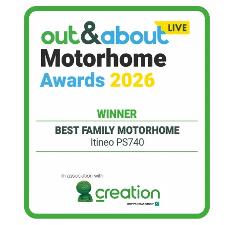 Best Family Motorhome award winner 2026