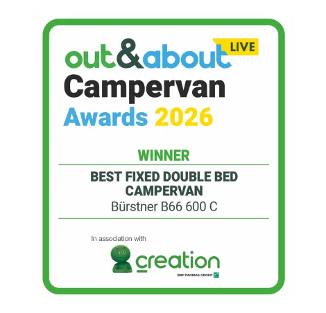 Best fixed double bed campervan 2026 award winner