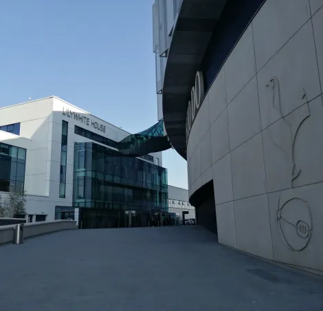 London, UK - 1/9/2020: Tottenham hotspur stadium Spurs (hotspur) football team on Tottenham high road, stadium completed in 2018
