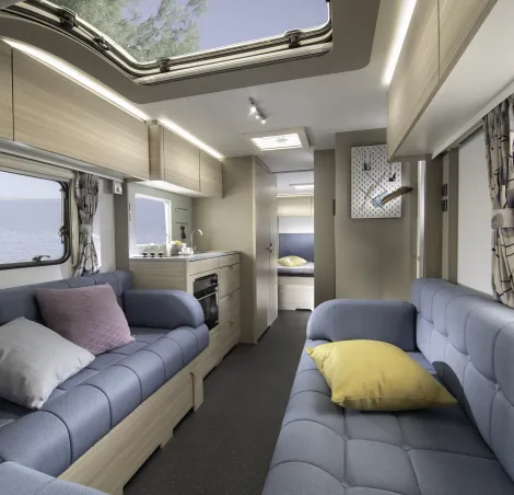 The interior of the Altea 622 DP Dart 