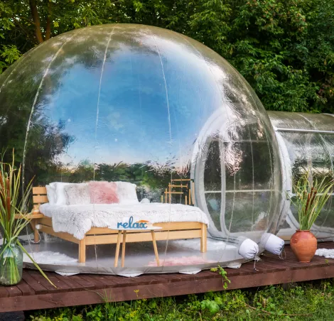 See through tent