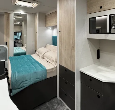 The fixed bed inside the Xplore XC Quad 
