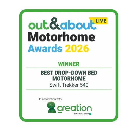 Best drop-down bed motorhome 2026 winner