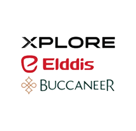Elddis, Buccaneer and Xplore logos