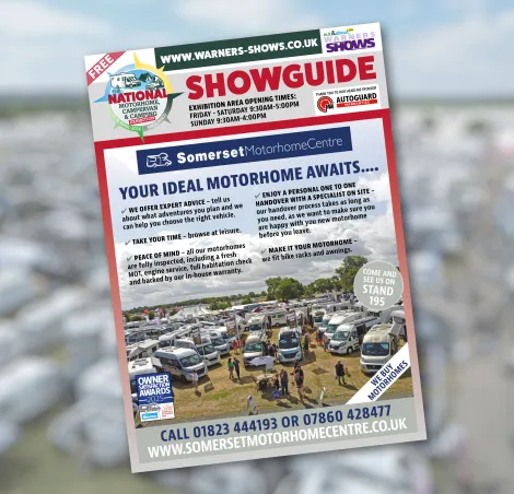 The National Motorhome, Campervan & Camping Exhibition - Official Showguide
