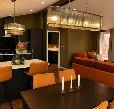 A bespoke caravan holiday home