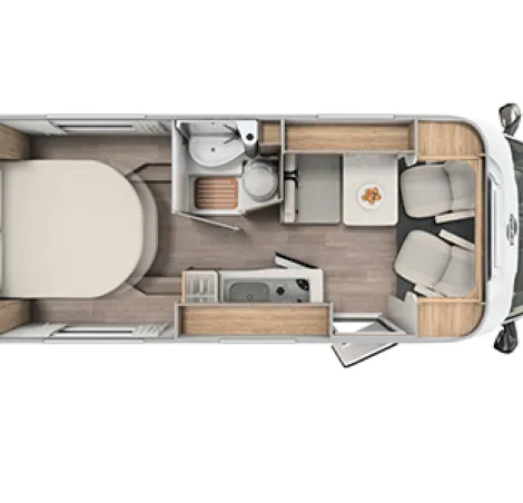 Carado Van V339 layout diagram