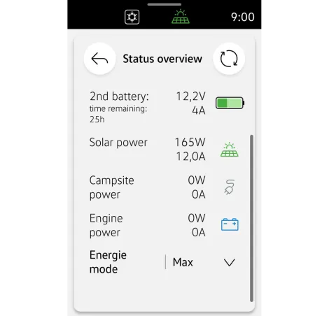 VW commercial battery app