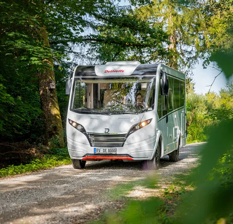 Dethleffs Globebus Active is a narrower A-class, better for country lanes