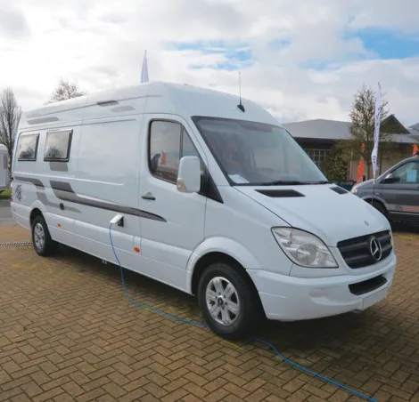 The Blitz Campers Mercedes Sprinter high-top campervan