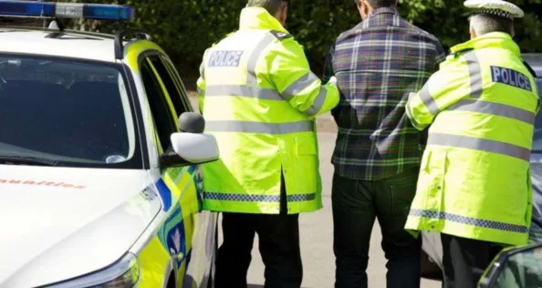 Police arresting for stealing