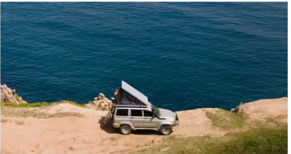 A roof tent