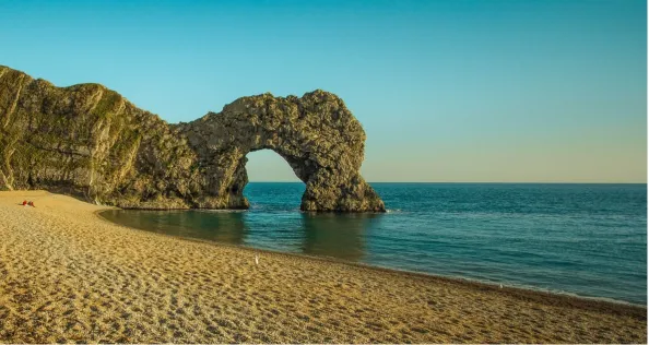 Durdle door in Dorset