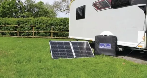 Falcon Technology caravan solar panel