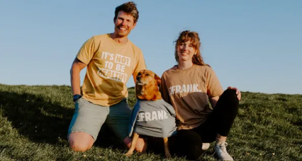 bFrank - Fitness - with dog Shepton25