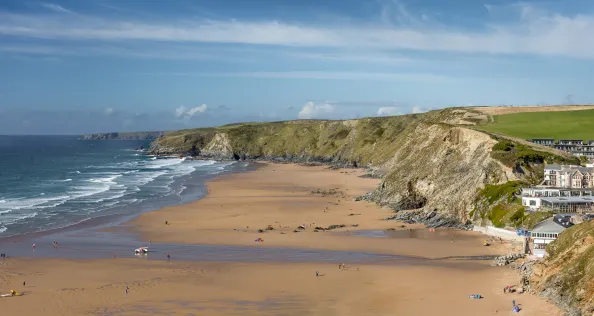 September, Watergate Bay, Cornwall