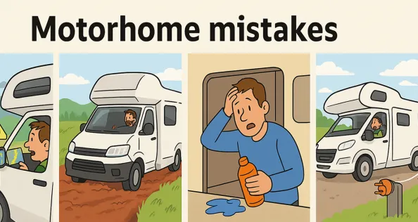 motorhome mistakes cartoon