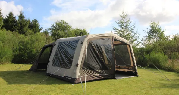 Outwell tent in sunshine