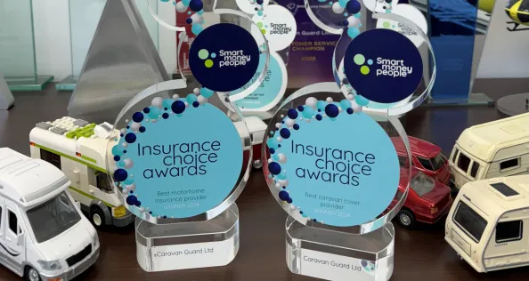 A cabinet full oif awards