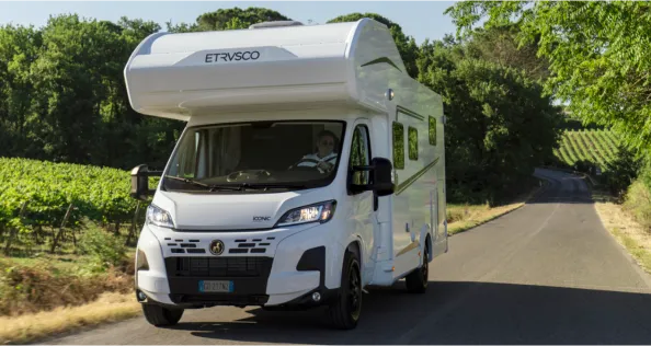 An Etrusco Overcab motorhome