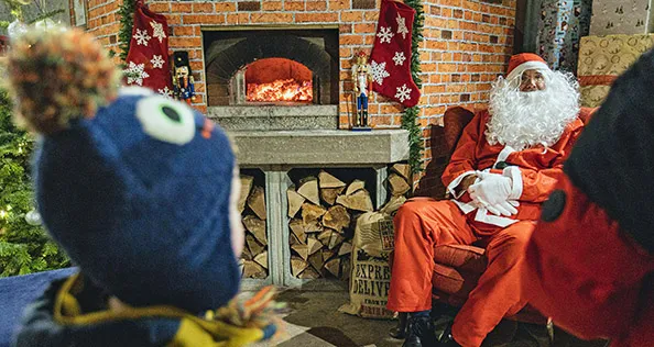 Santa's grotto at Salop Leisure
