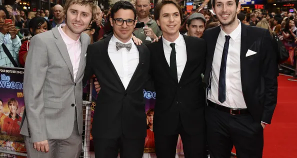 The Inbetweeners crew at an event