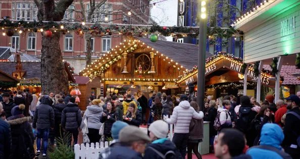 A UK Christmas market