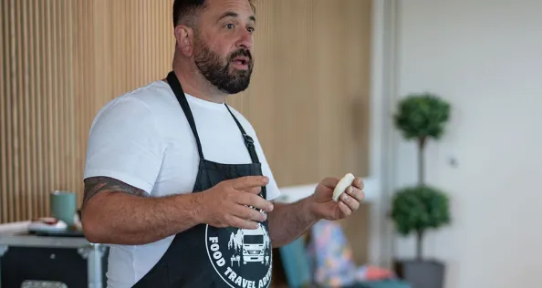 vanlife eats cooking workshops at Lincoln Motorhome and campervan show
