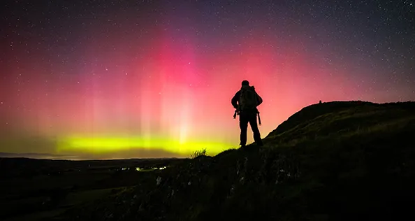 Aurora Borealis in Wales