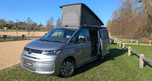 Hillside campervan