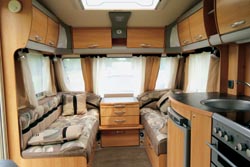 Sterling Elite caravan interior