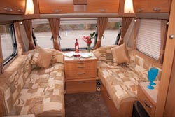 Swift Challenger 580 caravan interior